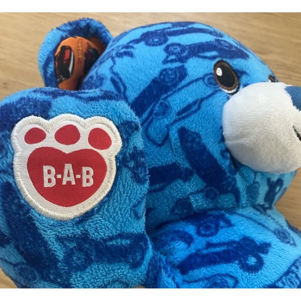 Build-A-Bear Workshop 2018 Hot Wheels 50th Anniversary Stuffed Bear Plushie‎